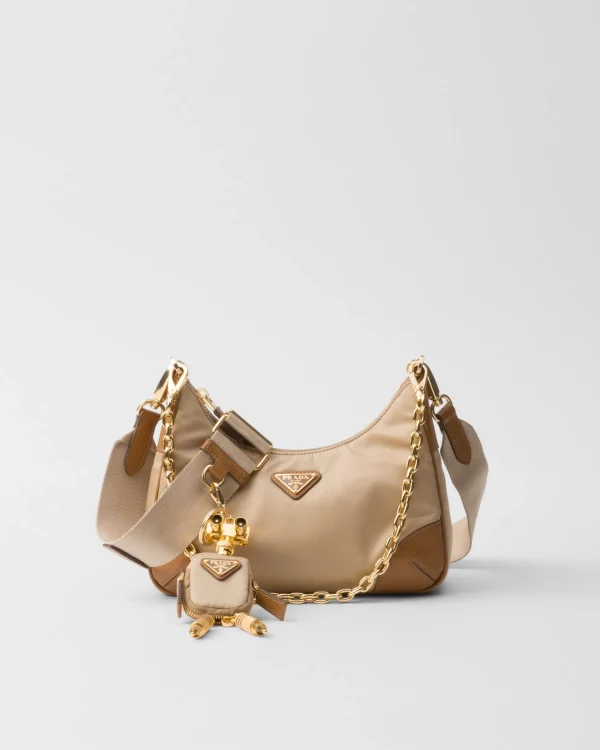 Shoulder Bags | Shoulder Bags*Prada Re-Edition 2005 Re-Nylon and Saffiano leather bag Camel/caramel