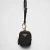 Bag Charms And Keychains*Prada Re-Edition 1978 Re-Nylon mini-pouch Black