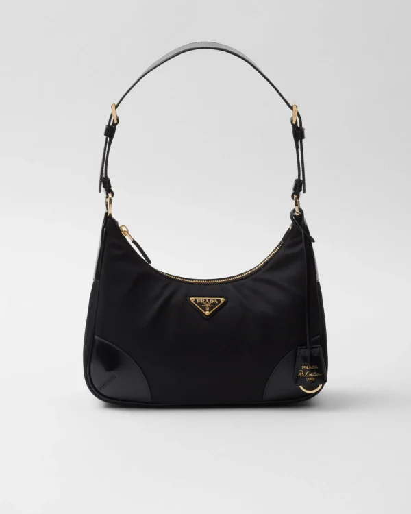 Shoulder Bags | Shoulder Bags*Prada Re-Edition 2002 Re-Nylon and brushed leather shoulder bag Black