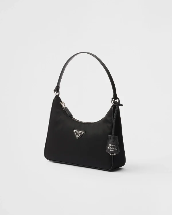 Mini Bags | Mini Bags*Prada Re-Edition 2005 Re-Nylon and Saffiano mini bag Black