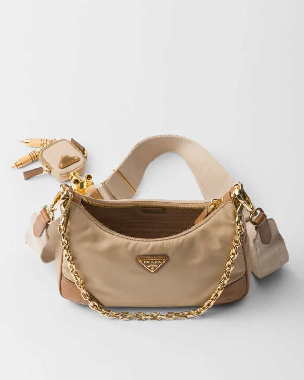 Shoulder Bags | Shoulder Bags*Prada Re-Edition 2005 Re-Nylon and Saffiano leather bag Camel/caramel