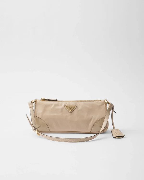 Shoulder Bags | Shoulder Bags*Prada Re-Edition 2002 small leather shoulder bag Travertine