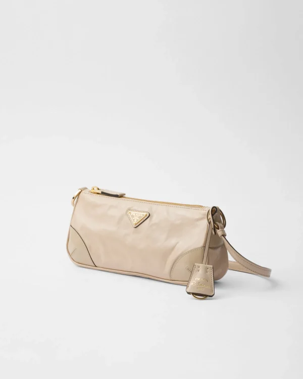 Shoulder Bags | Shoulder Bags*Prada Re-Edition 2002 small leather shoulder bag Travertine