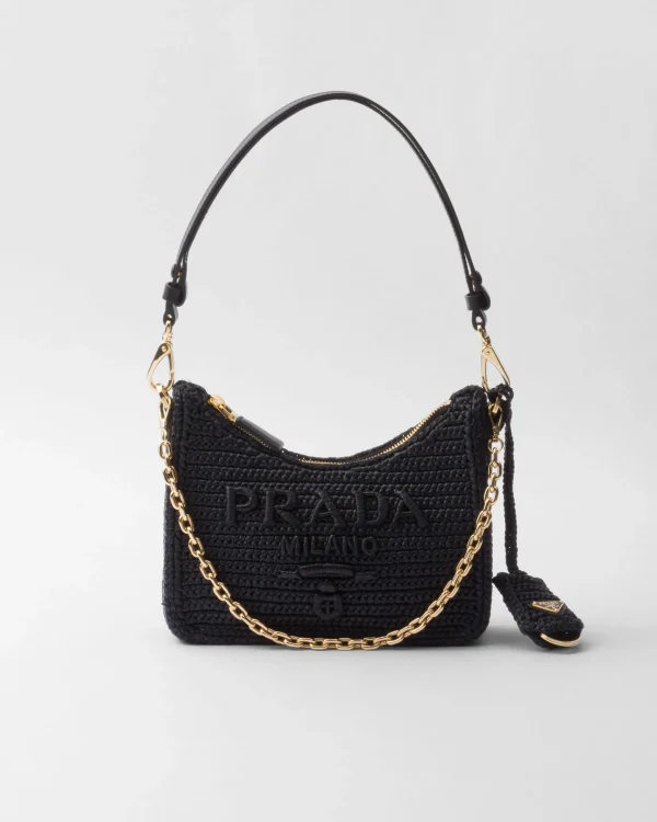 Shoulder Bags | Shoulder Bags*Prada Re-edition crochet mini-bag Black