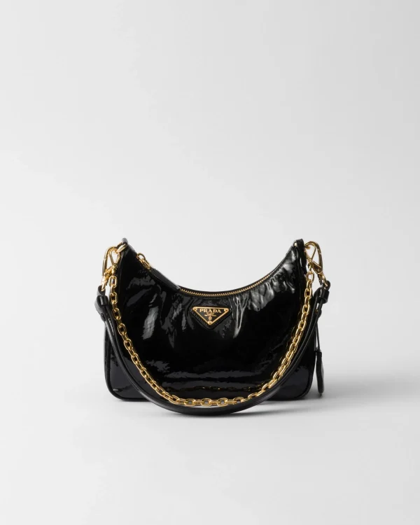 Mini Bags | Mini Bags*Prada Re-Edition naplak patent leather mini-bag Black