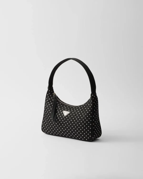 Mini Bags | Mini Bags*Prada Re-Edition Re-Nylon mini bag with studs Black