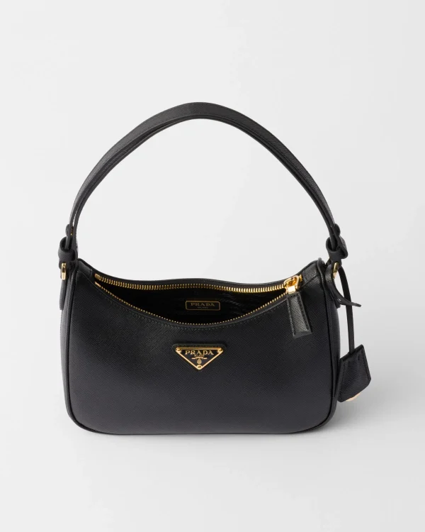 Mini Bags | Mini Bags*Prada Re-Edition Saffiano leather mini bag Black