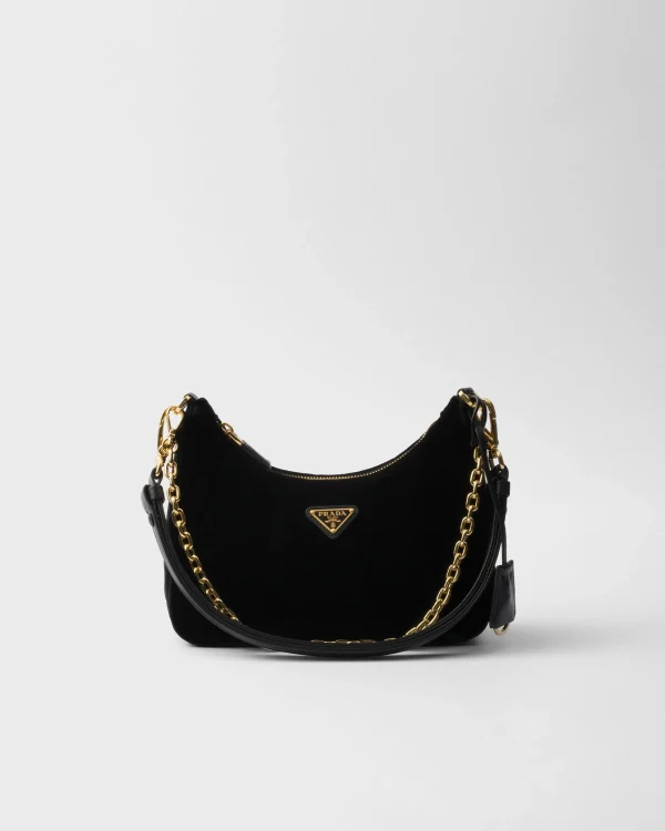 Mini Bags | Mini Bags*Prada Re-Edition velvet mini-bag Black