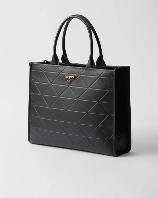 Briefcases | Briefcases*Prada Symbole large leather bag Black