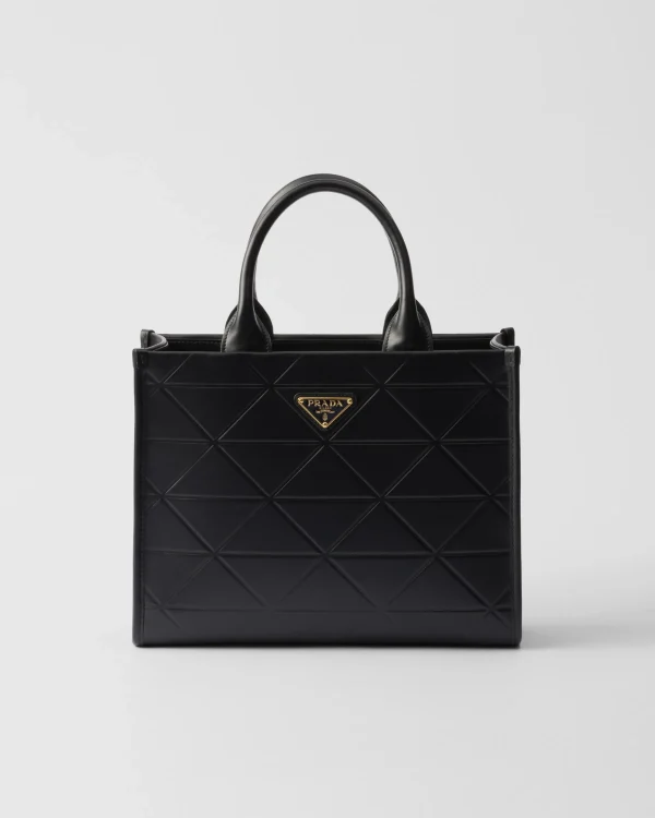 Totes | Totes*Prada Symbole medium leather bag Black