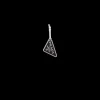 Jewels*Prada Symbole pendant earring Black