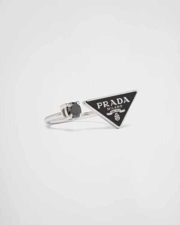 Jewels*Prada Symbole ring Black/blackdiamond