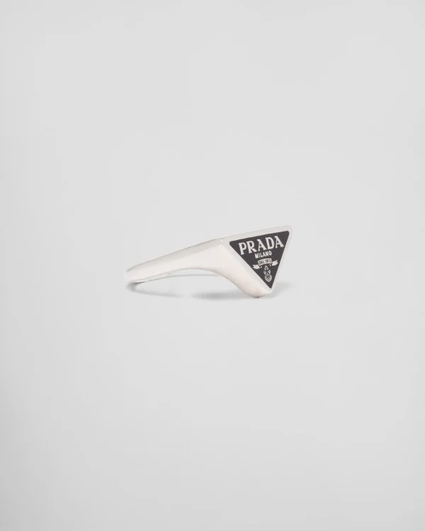 Jewels*Prada Symbole ring Black