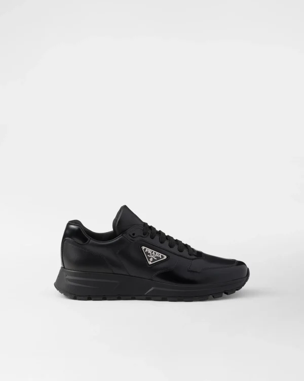 Sneakers*Prada Prax 01 leather sneakers Black