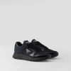 Sneakers*Prada Prax 01 Re-Nylon and brushed leather sneakers Blue/black