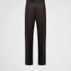 Trousers And Bermudas*Prada Prince of Wales pants Ebony