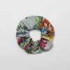 Headbands And Hair Accessories*Prada Printed fabric scrunchie Steelgray