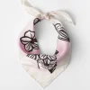 Silks And Scarves*Prada Printed twill scarf Rose/tobacco