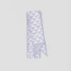 Silks And Scarves*Prada Printed twill scarf Wisteria+white