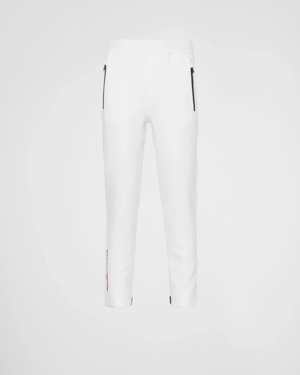 Men's Collection*Prada Recycled double jersey pants White