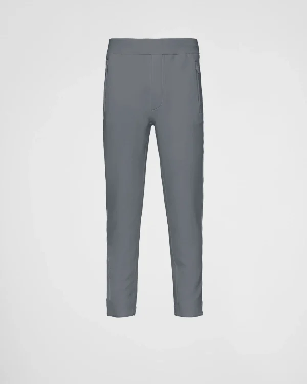 Men's Collection*Prada Recycled double jersey pants Irongray