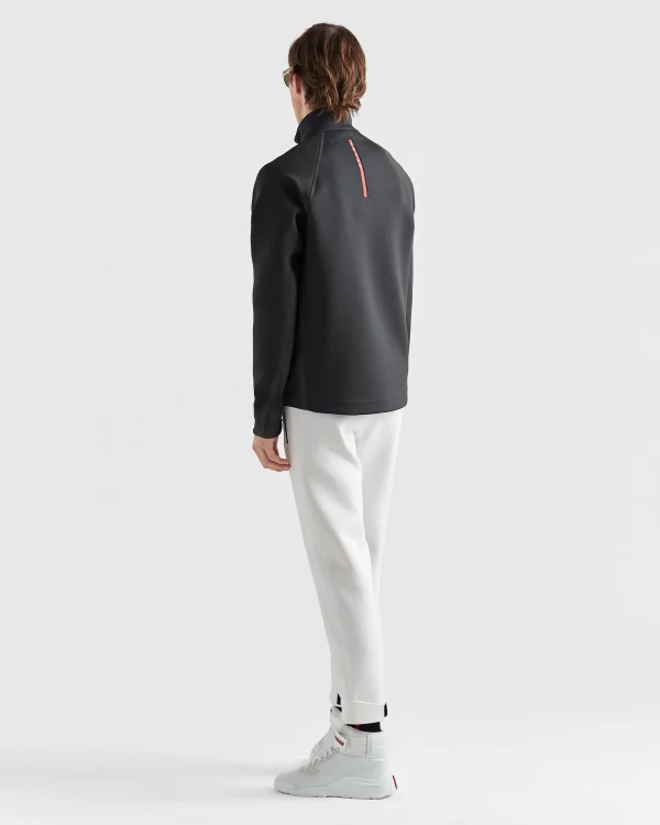 Men's Collection*Prada Recycled double jersey pants White