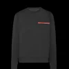 Men's Collection*Prada Recycled Double Technical Jersey sweatshirt Black