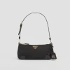 Mini Bags | Mini Bags*Prada Re-Edition 2002 Re-Nylon and brushed leather shoulder bag Black