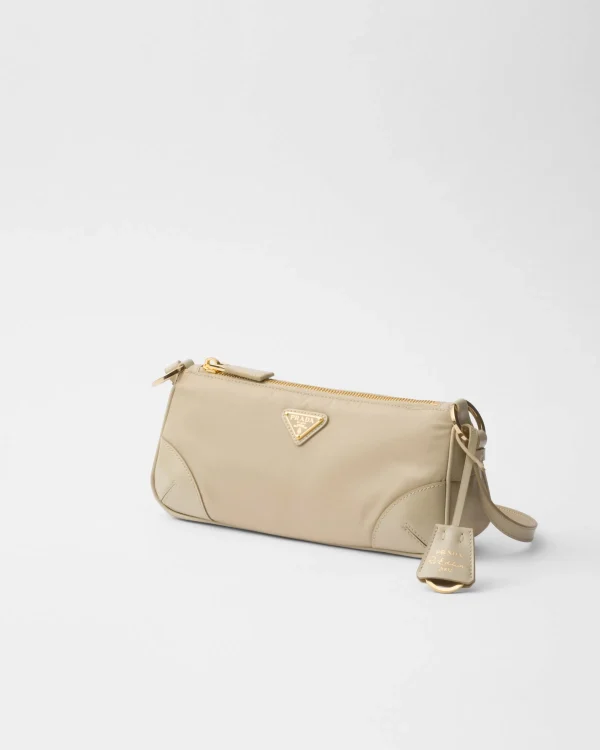 Mini Bags | Mini Bags*Prada Re-Edition 2002 Re-Nylon and brushed leather shoulder bag Desertbeige