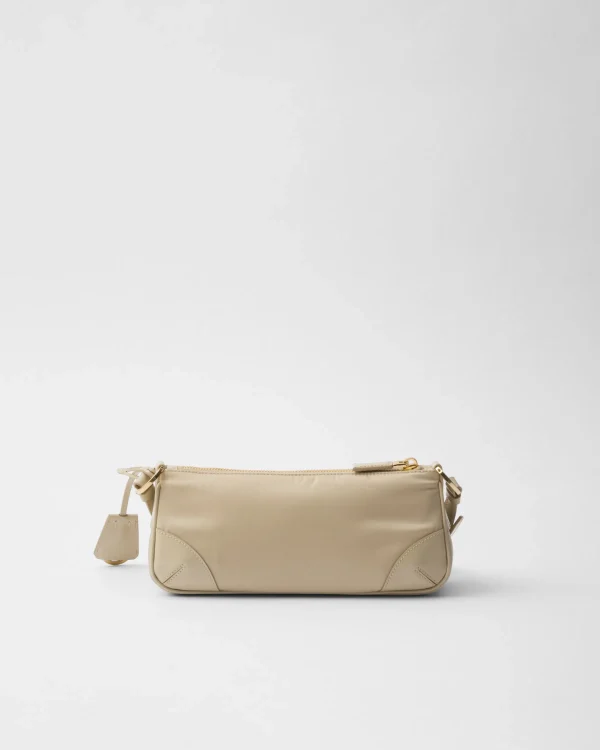 Mini Bags | Mini Bags*Prada Re-Edition 2002 Re-Nylon and brushed leather shoulder bag Desertbeige