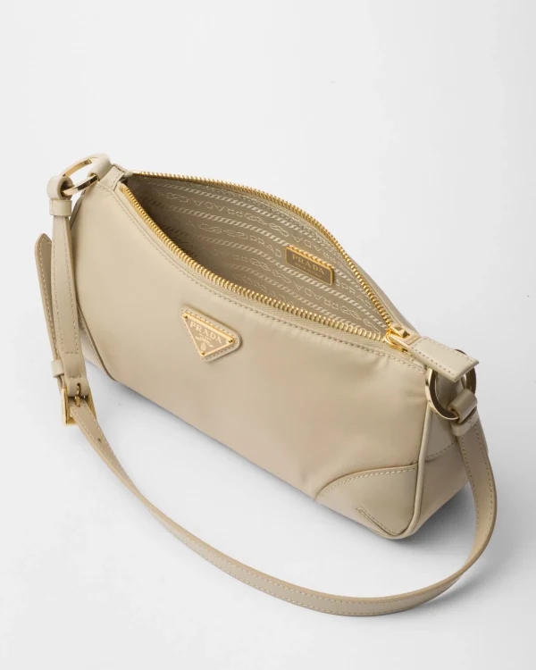 Mini Bags | Mini Bags*Prada Re-Edition 2002 Re-Nylon and brushed leather shoulder bag Desertbeige