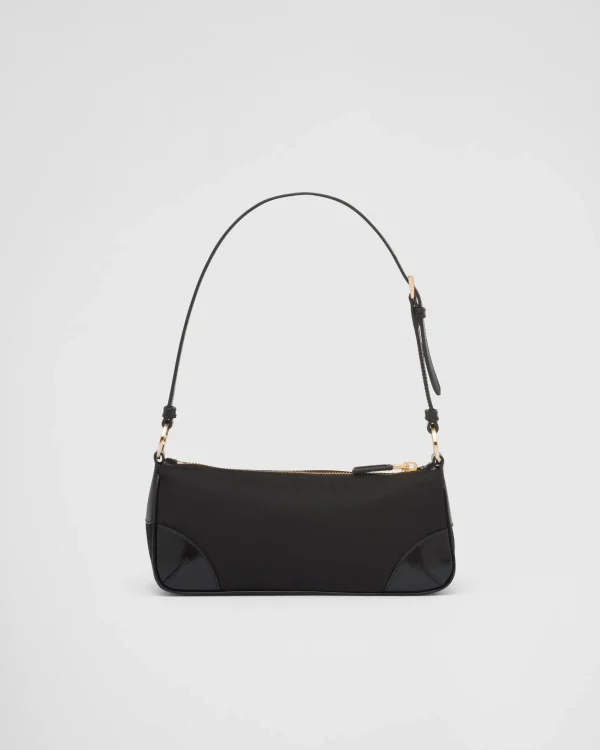 Mini Bags | Mini Bags*Prada Re-Edition 2002 Re-Nylon and brushed leather shoulder bag Black