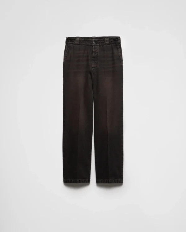 Denim*Prada Relaxed fit denim jeans Brown