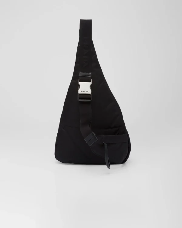 Backpacks And Belt Bags*Prada Re-Nylon and leather backpack Black