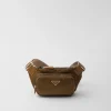 Backpacks And Belt Bags*Prada Re-Nylon and leather belt bag Corkbeige