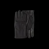 Hats And Gloves*Prada Re-Nylon and nappa leather gloves Black