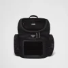 Pet Accessories*Prada Re-Nylon and Saffiano leather pet bag Black