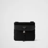 Messenger Bags*Prada Re-Nylon and Saffiano leather shoulder bag Black