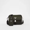 Messenger Bags*Prada Re-Nylon and Saffiano leather shoulder bag Tundra