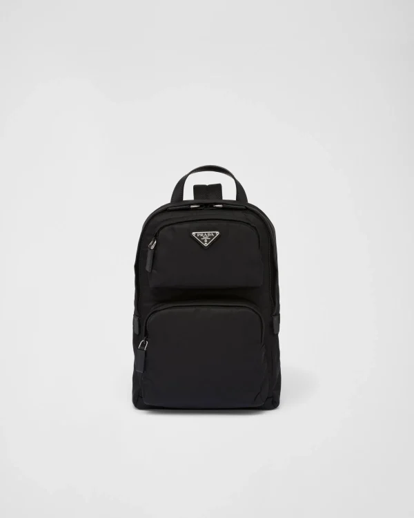 Backpacks And Belt Bags*Prada Re-Nylon and Saffiano leather backpack Black