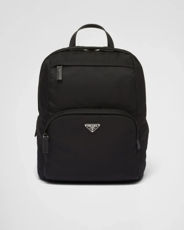 Backpacks And Belt Bags | Backpacks And Belt Bags*Prada Re-Nylon and Saffiano leather backpack Black