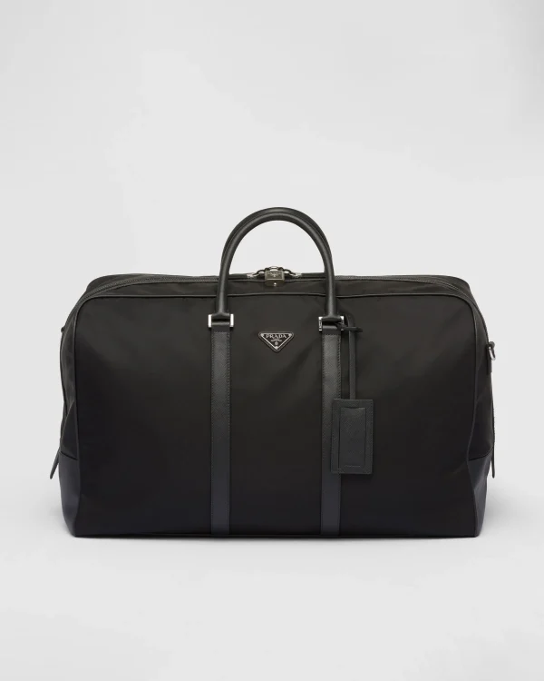 Travel Bags | Travel Bags*Prada Re-Nylon and Saffiano leather duffle bag Black