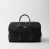 Travel Bags*Prada Re-Nylon and Saffiano leather duffel bag Black