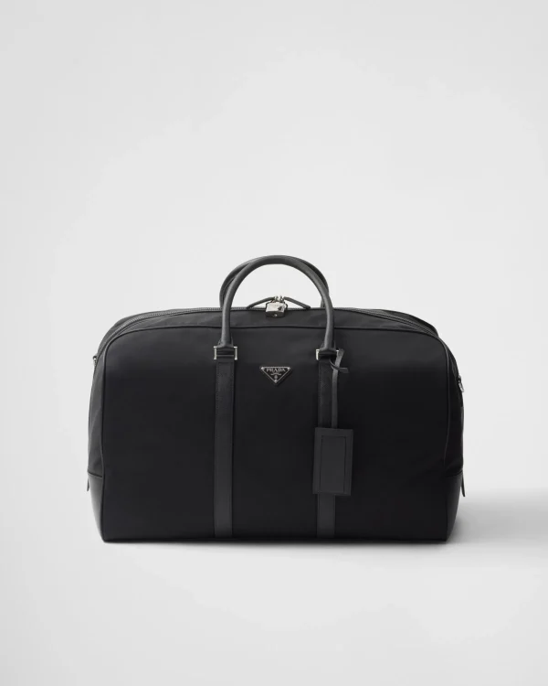 Travel Bags | Travel Bags*Prada Re-Nylon and Saffiano leather duffel bag Black