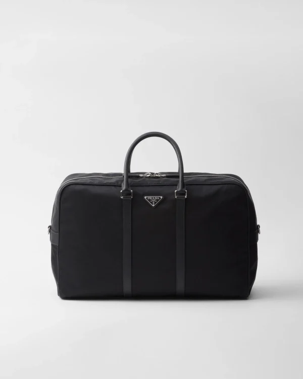 Travel Bags | Travel Bags*Prada Re-Nylon and Saffiano leather duffel bag Black