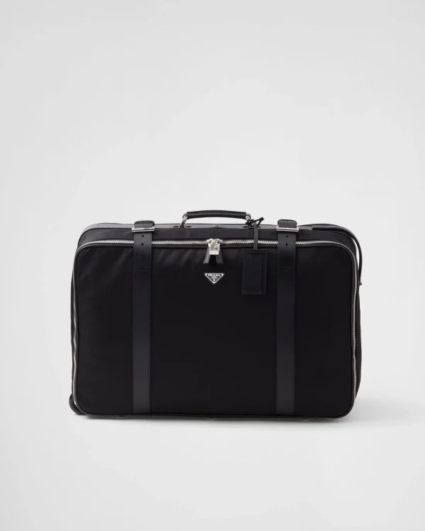 Travel Bags | Travel Bags*Prada Re-Nylon and Saffiano leather suitcase Black