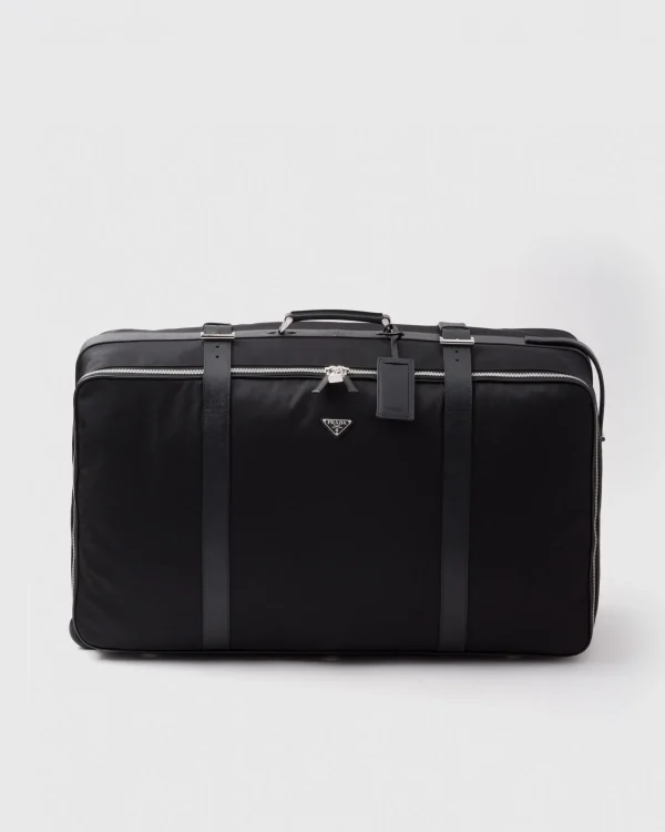 Luggage And Carry On | Travel Bags*Prada Re-Nylon and Saffiano leather suitcase Black