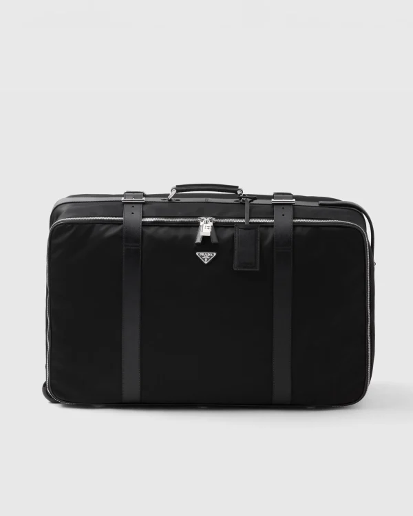 Luggage And Carry On | Travel Bags*Prada Re-Nylon and Saffiano leather suitcase Black