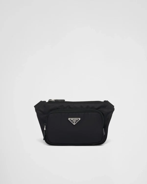 Messenger Bags*Prada Re-Nylon and Saffiano leather shoulder bag Black