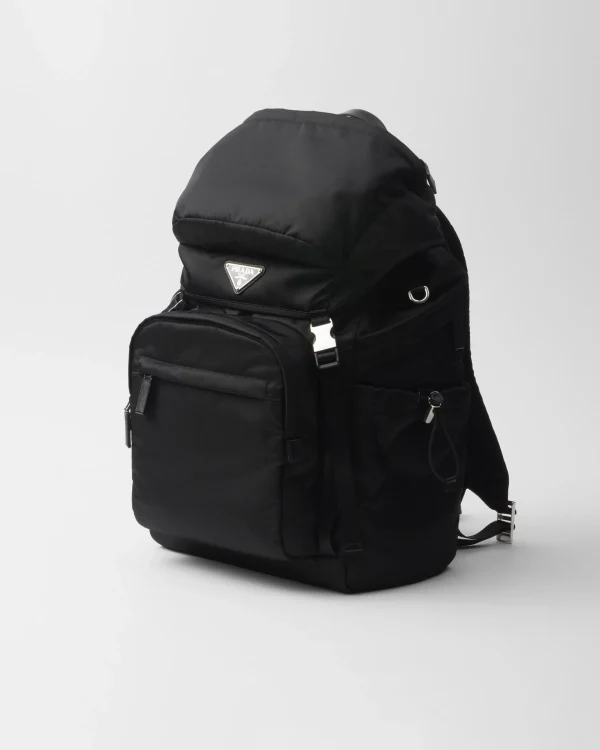 Backpacks And Belt Bags | Backpacks And Belt Bags*Prada Re-Nylon and Saffiano leather backpack Black